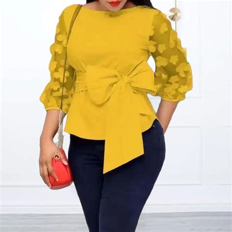 Yellow Blouses And Tops