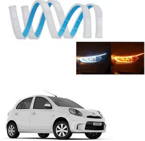 Vagary ENERGY SAVING UNIVERSAL YELLOW WHITE MODIFIED LED CAR STRIP/DRL ...
