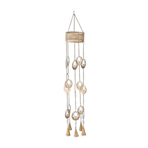 Grayson Lane 35-in Metal Bell Wind Chime at Lowes.com