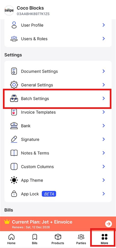 How to show batch details in separate column in the PDF on Mobile ...