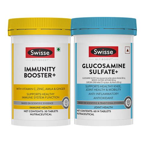 Swisse Ultiboost Immunity Booster+(30 Tablets) & Glucosamine Sulfate+