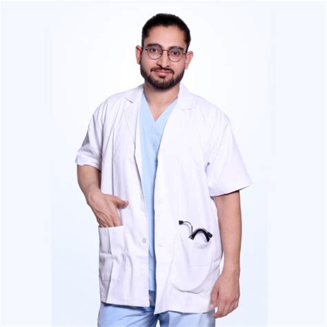 White Half Apron for Doctors & Staff