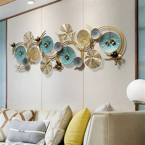 Golden Rings Abstract Metal Wall Art – Creator Handicrafts