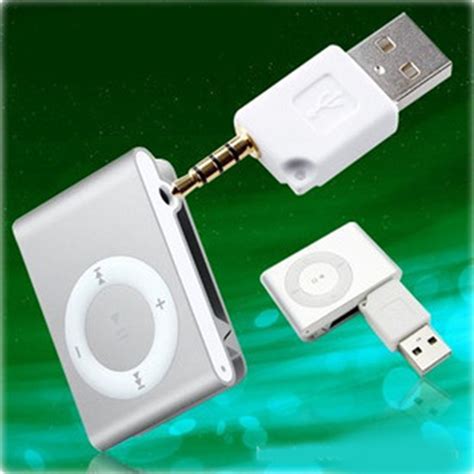 NYLSA 2 in 1 USB Data Sync Dock Charger for Apple iPod Shuffle 1st 2nd ...