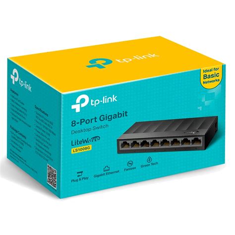 TP-Link 8-port Gigabit Desktop Switch TL-SG1008D
