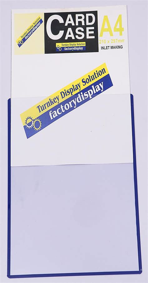 Card Case - Simple - A4 - Portrait - 20's pack : Amazon.in: Office Products