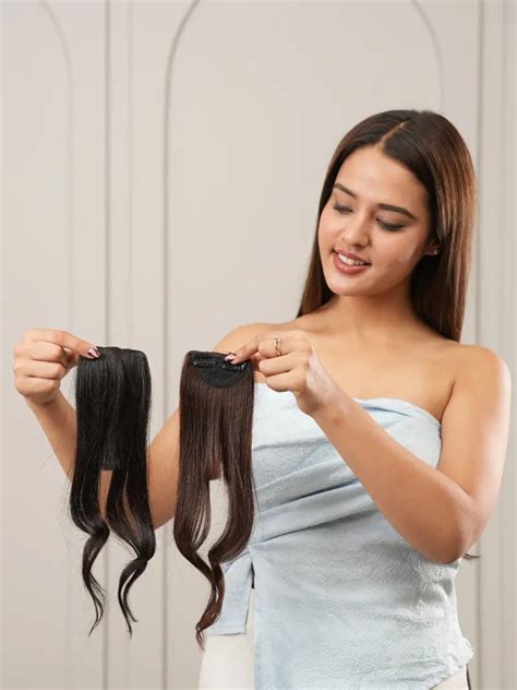 High Dense Clip In Bangs - 100% Seamless Bangs Extensions