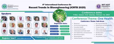 8th International Conference in Recent Trends in Bioengineering (ICRTB ...