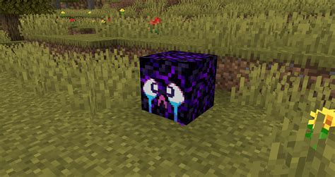 Image result for Crying Obsidian Block Minecraft