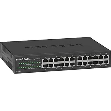 NETGEAR 24-Port Unmanaged Gigabit Ethernet Switch (GS324) - Desktop ...