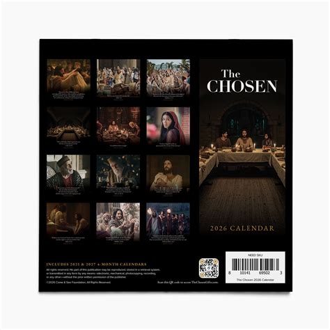 The Chosen - 2026 Wall Calendar