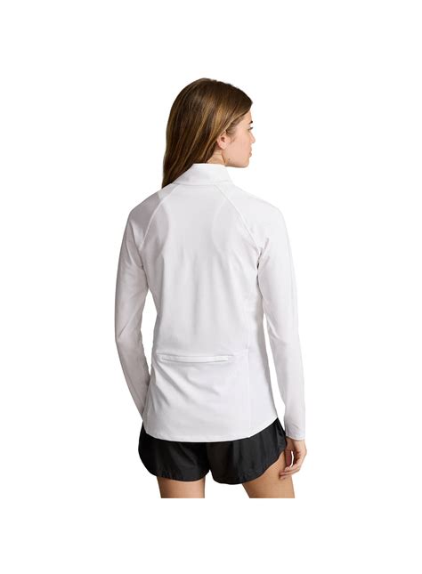RALPH LAUREN Layer Air Flow 1/4 Zip, white