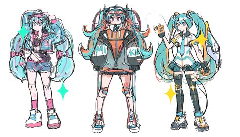 some miku designs that I created! : r/hatsune