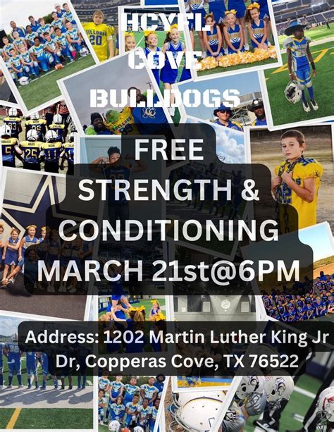 STRENGTH & CONDITIONING HCYFL BULLDOGS, Eastside Baptist Church ...