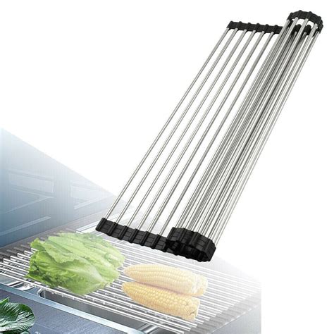 Over the Sink Multipurpose Roll-Up Dish Drying Rack India | Ubuy