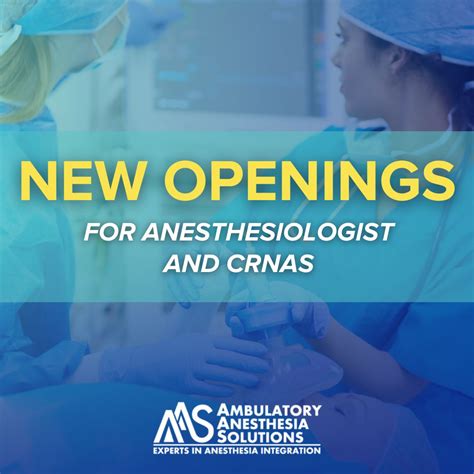 We’re hiring! Join our team as an anesthesiologist or CRNA and make an ...