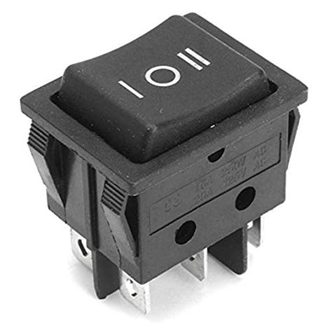 DEREiz 3 Positions 6 Pin Switch Forward Reverse Switch Black : Amazon ...