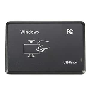 SAMZHE USB Interface Contactless Proximity Sensor ID Card Reader (Black ...