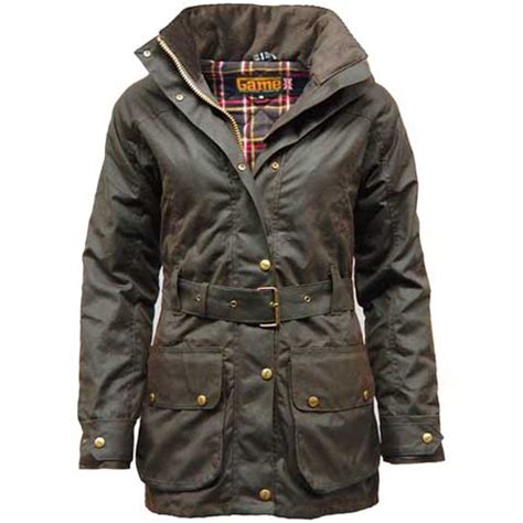 Game Cantrell Padded Antique Waxed Jacket | Womens Wax Jacket