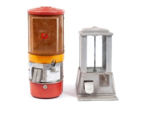 Lot - TWO COUNTER TOP VENDING MACHINES