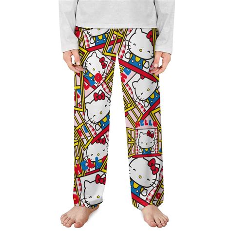 Hello Kitty pjs for Kids Pajama Pants Hello Kitty Merch for Girls Boys ...