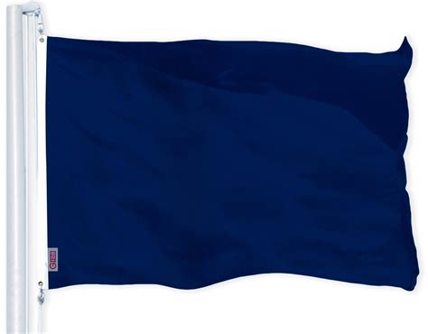 G128 Solid Blue Color Flag | 3x5 feet | Printed 150D, Indoor/Outdoor ...