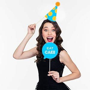Party Propz™ Happy Birthday Photo Booth Props 30 Pieces/Happy Birthday ...