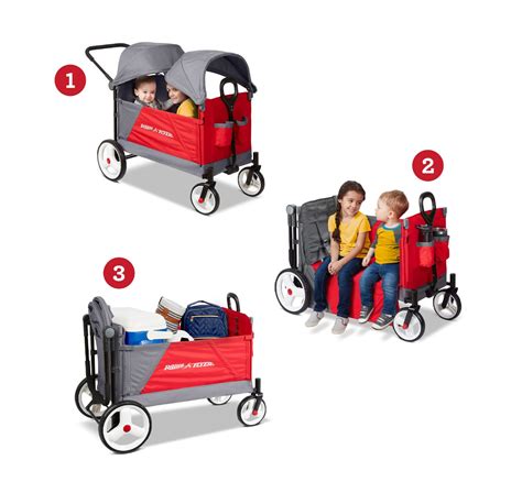 Discovery Stroll 'N Wagon With Canopies | Radio Flyer