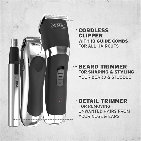 Clipper & Trimmer Cordless Grooming Set | Hair Clippers | Wahl UK