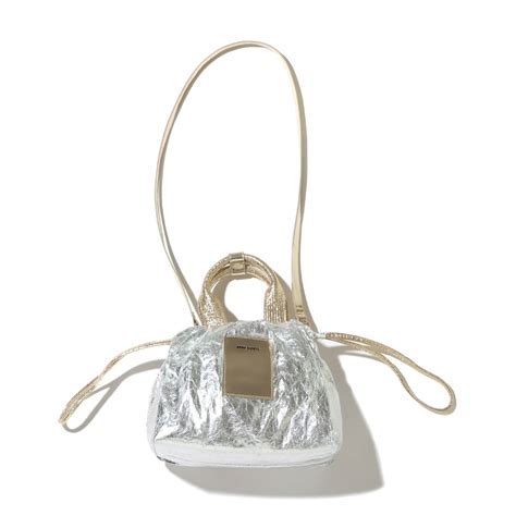 ANNA SUI NYC TOY 2way バッグ SILVER 24SP-I（アナスイエヌワイシー トイ ツーウェイ バッグ-シルバー ...