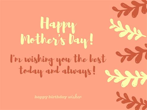 100 Best Happy Mother's Day Quotes, Wishes & Messages - Happy Birthday ...