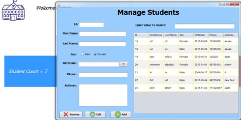 Image result for Student Information System Using ArrayList and GUI Java Netbeans