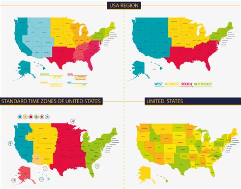 US Time Zone Map - Guide of the World