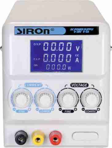 Siron 305D Regulated DC Variable Bench Power Supply 0-5A 0-30V ...