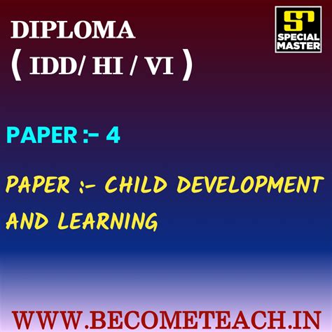 CHILD DEVELOPMENT AND LEARNING