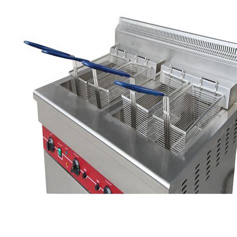 Stainless Steel Digital Double Deep Fryer Standing Type-S.a.g ...