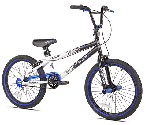 Kent Bicycles 20" Boy's Ambush BMX Child Bike, Black/Blue - Walmart.com