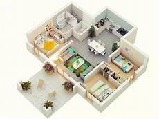 Small House 3 Bedroom by 25 More 3 Bedroom 3d Floor Plans Architecture Design Small House 3 Bedroom