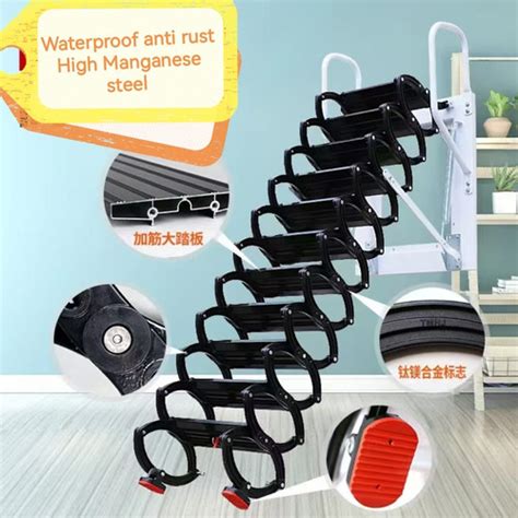 Promo Wall Mounted Telescopic stairs - Tangga Loteng - Tangga Dinding ...