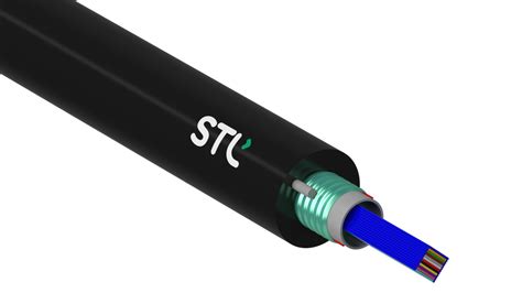 STL Ribbon Lite | Unitube Gel Free Single Jacket Armored Ribbon OFC ...