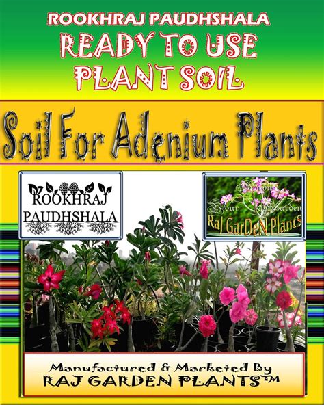 ROOKHRAJ PAUDHSHALA Adenium Soil, Adenium Mitti. Adenum Grower Soil ...