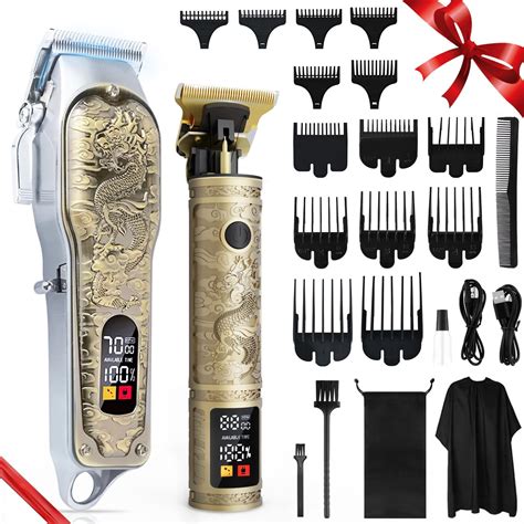 Amazon.com: Professional Hair Clippers and Trimmers Set for Men ...