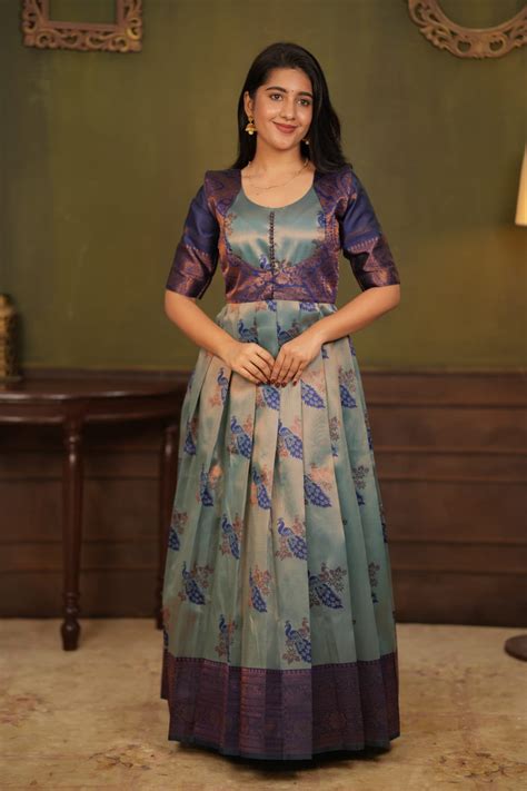 Rukmini - Blue Maxi with Coat – Pleated Up