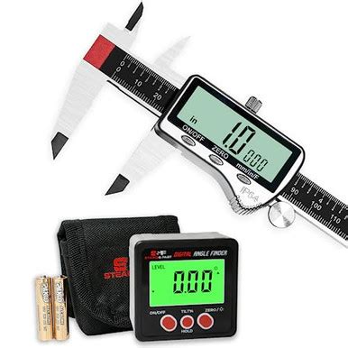 S&F Stead & Fast Digital Angle Finder Gauge Magnetic Protractor ...