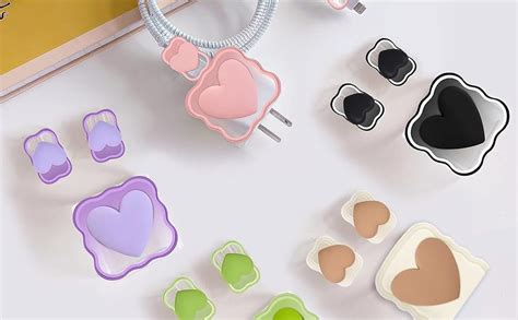 Meyaar Wave-Shaped Cable Protector Series with 3D Cute Pattern for ...