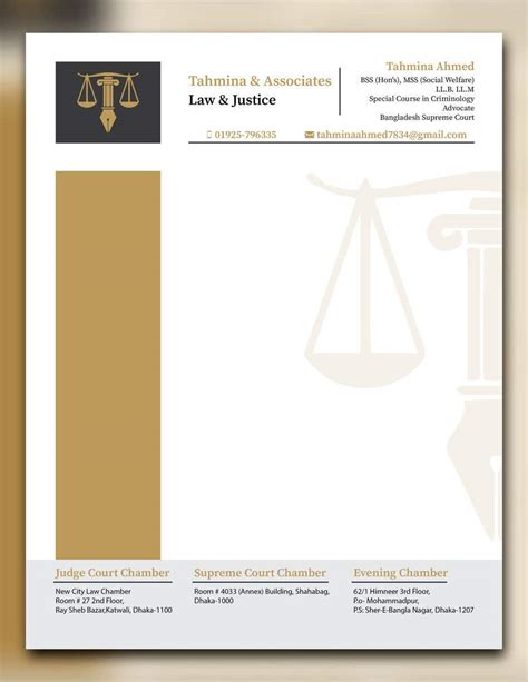 Law Firm Letterhead | Freelancer