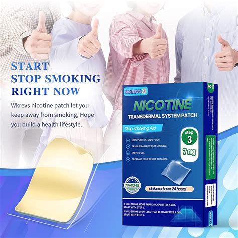 7mg Step 3 Nicotine Patch for Quitting Smoking | 24-Hour Nicotine Transdermal System | Stop ...