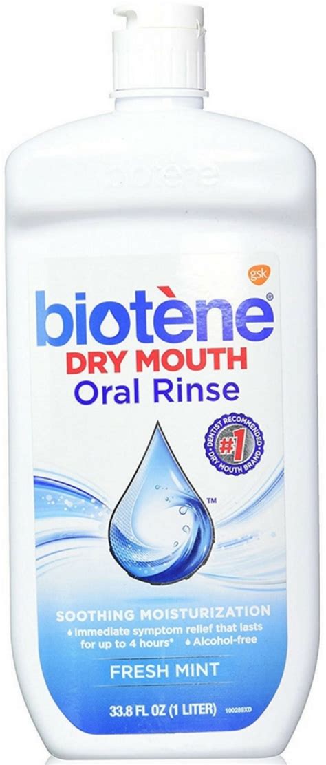 Biotene Dry Mouth Wash Breath Freshening Mouthwash, 33.80 oz, Pack of 2 - Walmart.com