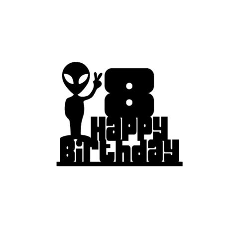 Alien Cake Topper, Alien Topper, Birthday Cake Topper, Alien Birthday ...