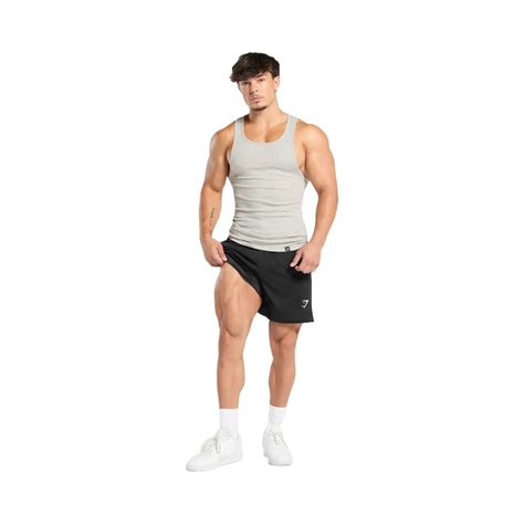 Gymshark Campus Mesh Shorts - Black/White Logo Price in India | Culture ...